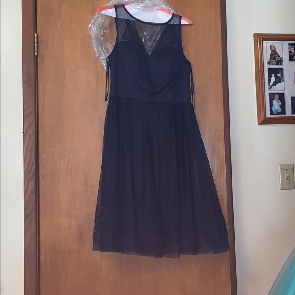 Blue cocktail dress